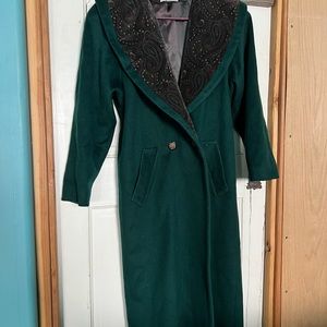 Vintage Emerald Green Donnybrook Coat